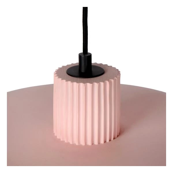 Lucide OPHELIA - Pendant light - Ø 20 cm - 1xE27 - Pink - detail 3